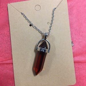 Red crystal necklace